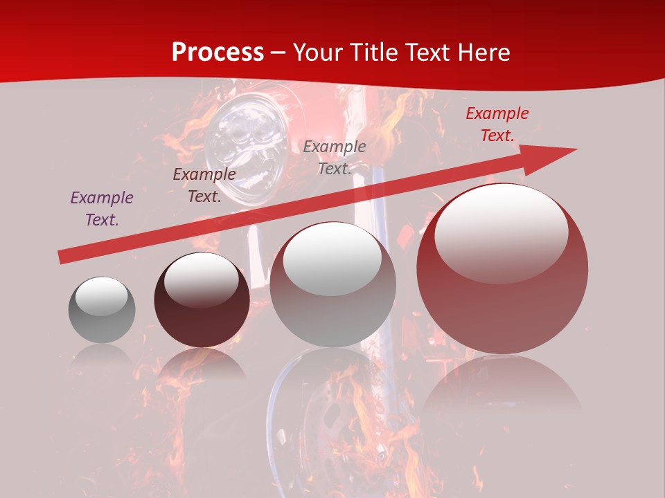 Flammable Backdrop Explosion PowerPoint Template