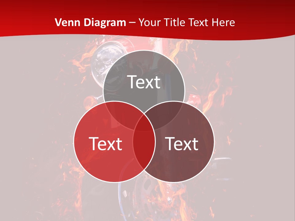 Flammable Backdrop Explosion PowerPoint Template