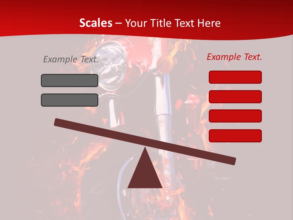 Flammable Backdrop Explosion PowerPoint Template