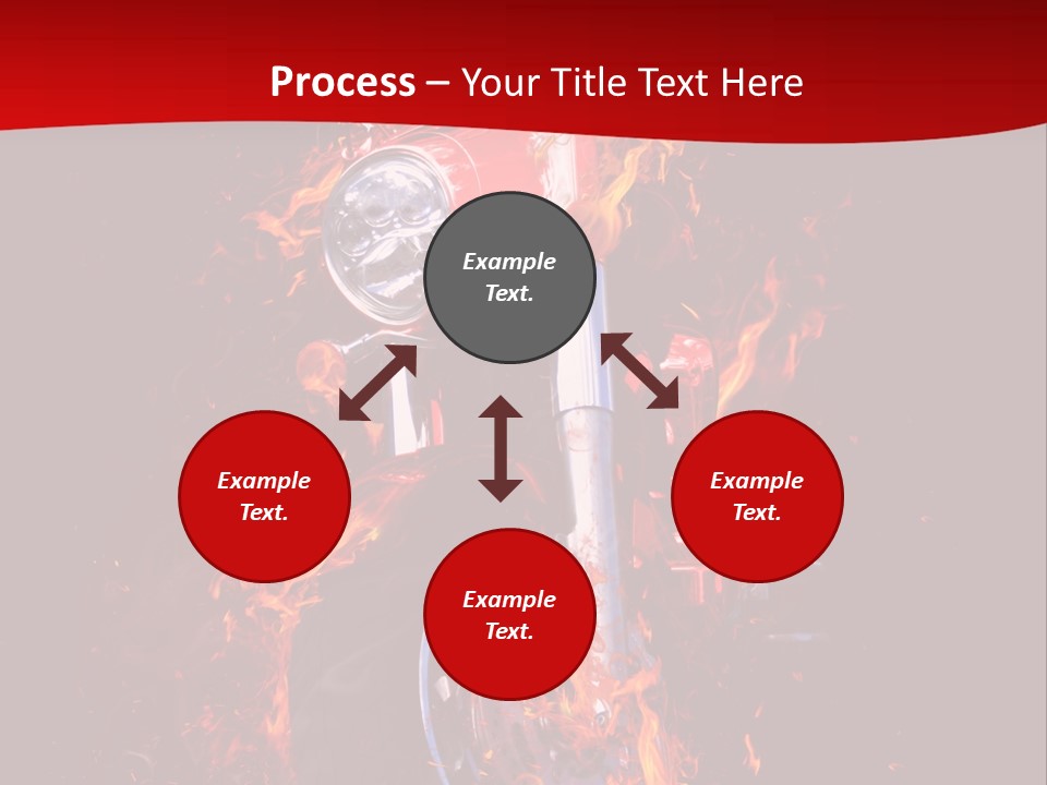 Flammable Backdrop Explosion PowerPoint Template