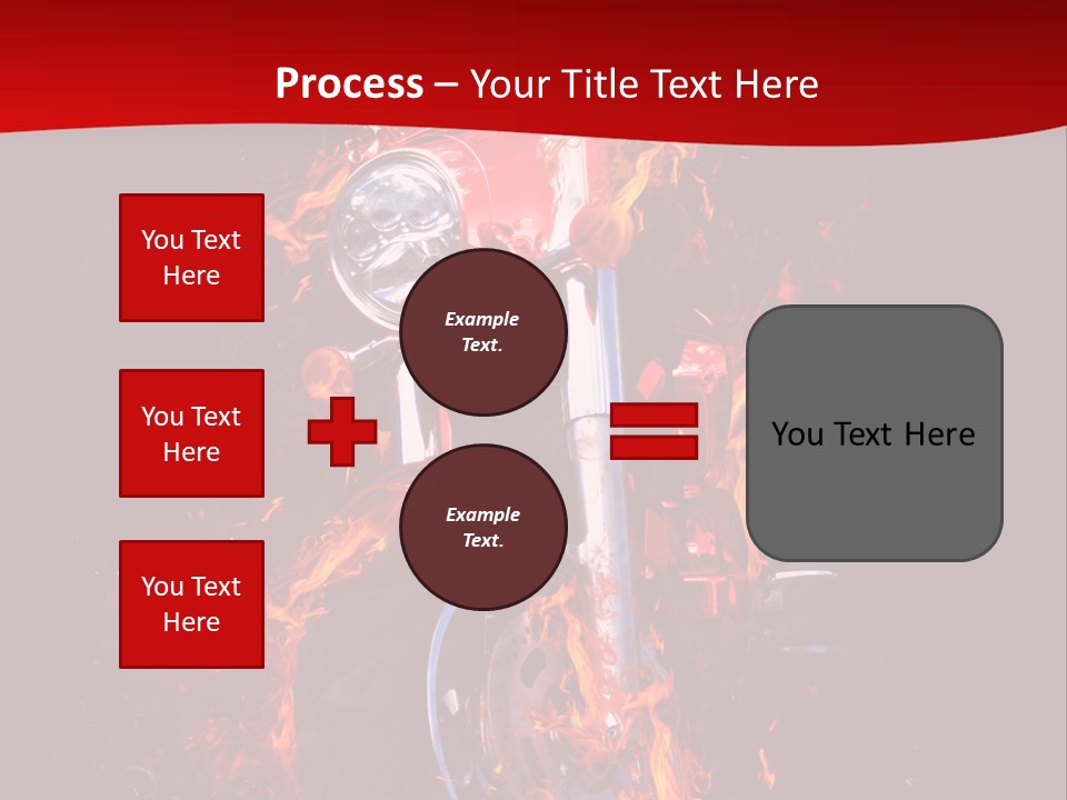Flammable Backdrop Explosion PowerPoint Template