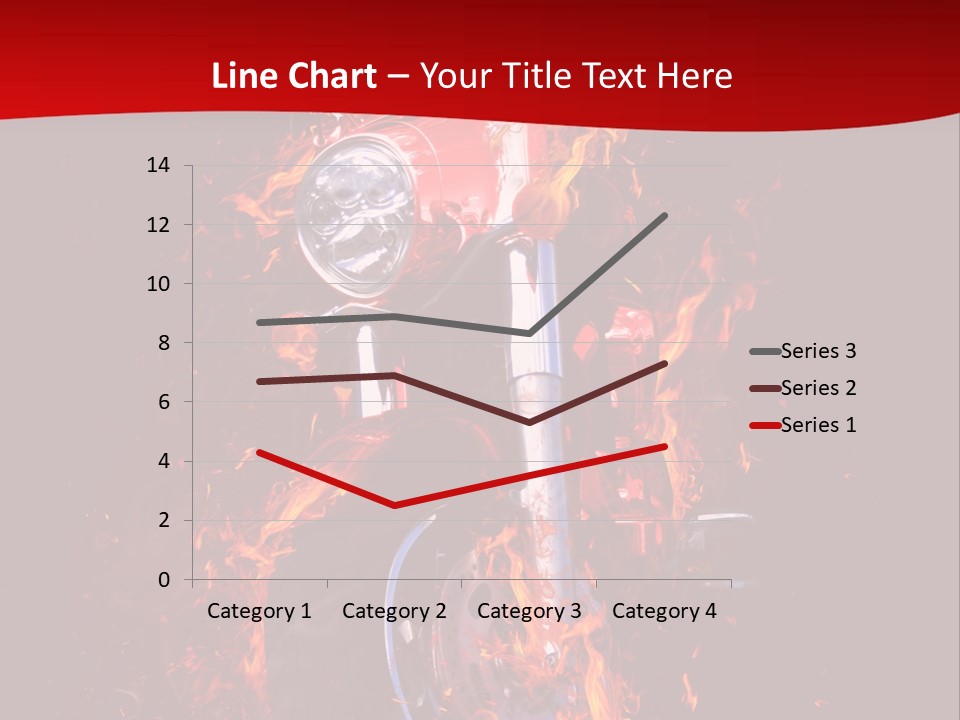 Flammable Backdrop Explosion PowerPoint Template