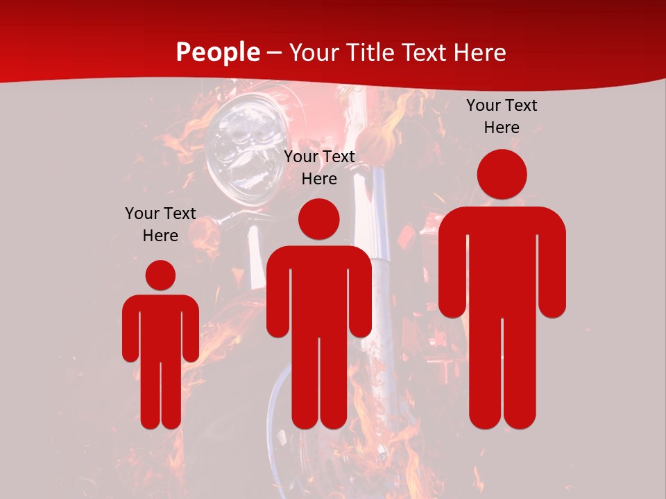 Flammable Backdrop Explosion PowerPoint Template