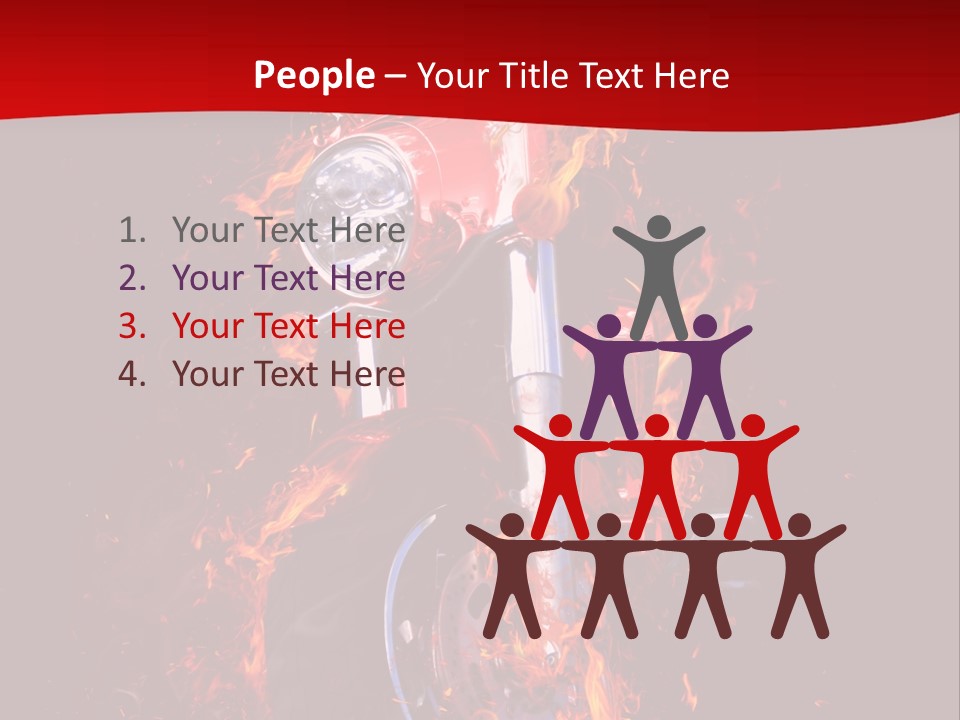 Flammable Backdrop Explosion PowerPoint Template