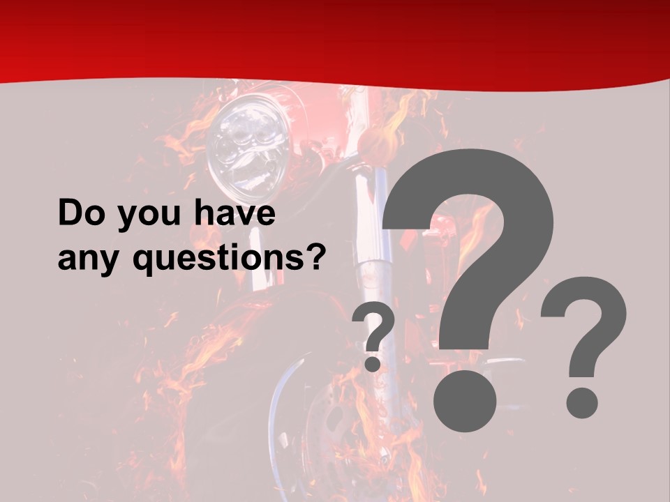 Flammable Backdrop Explosion PowerPoint Template