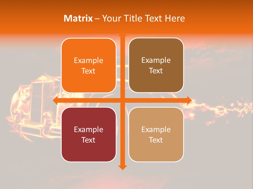 Illustration Concept Speedway PowerPoint Template