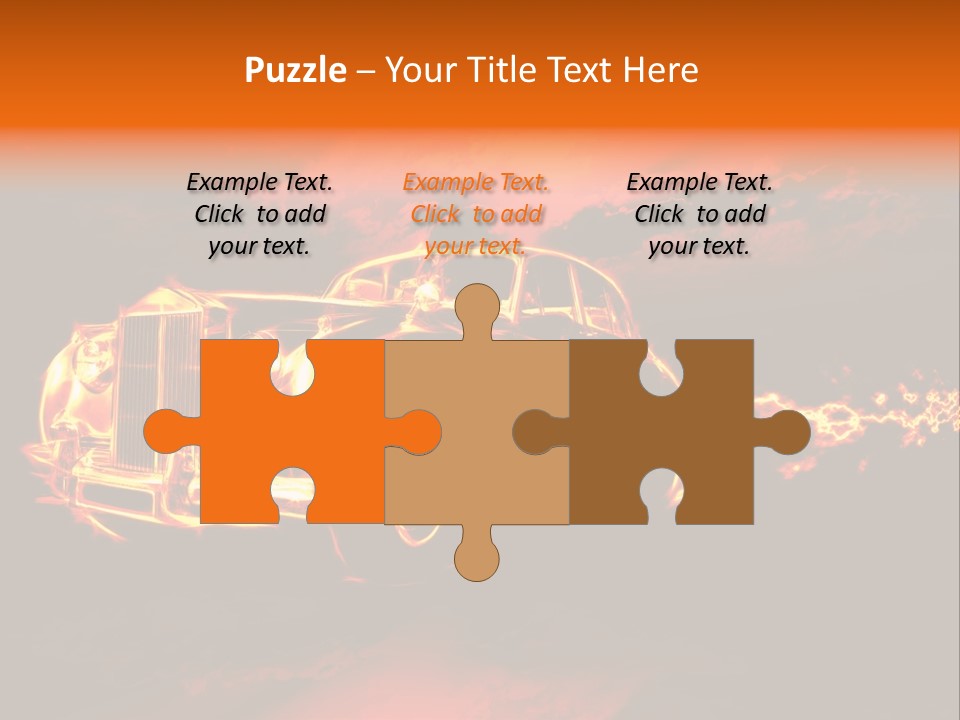 Illustration Concept Speedway PowerPoint Template