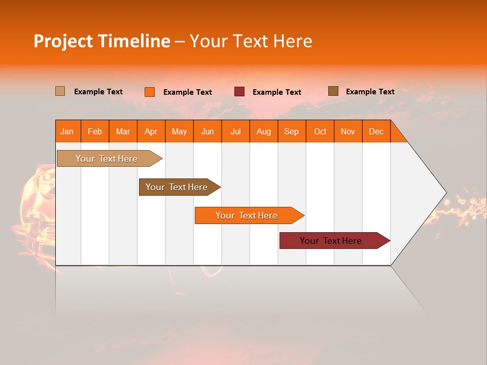 Illustration Concept Speedway PowerPoint Template