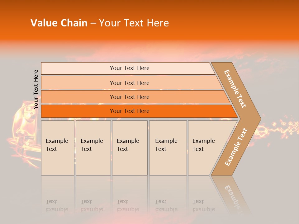 Illustration Concept Speedway PowerPoint Template