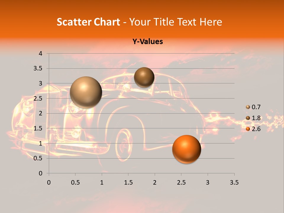 Illustration Concept Speedway PowerPoint Template