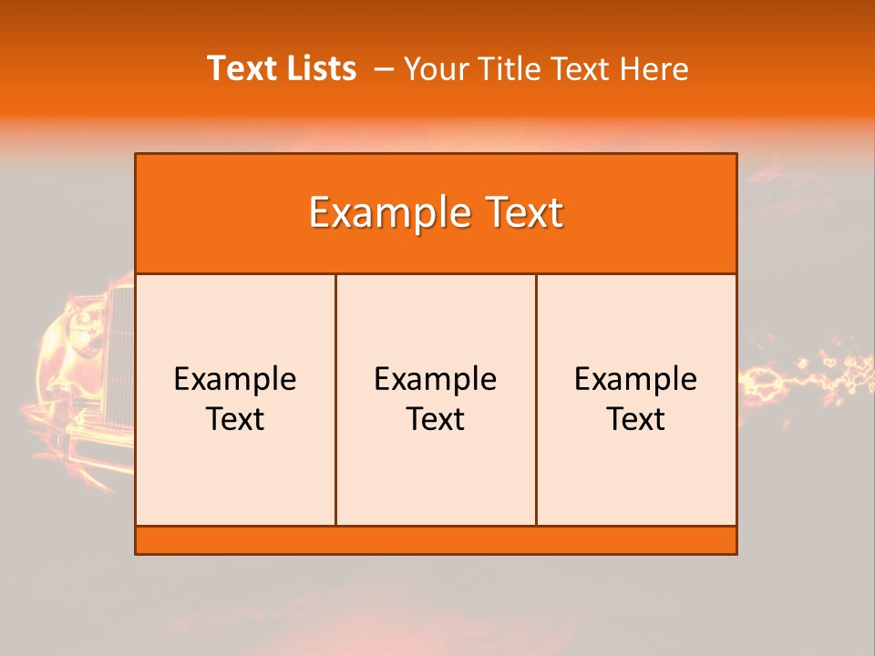 Illustration Concept Speedway PowerPoint Template