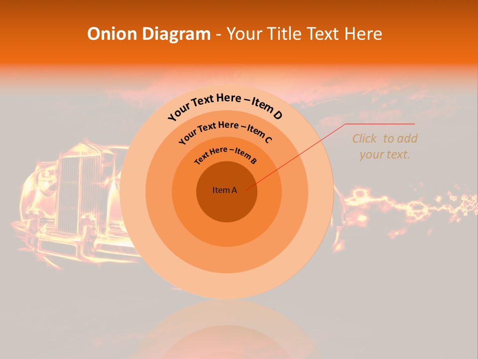 Illustration Concept Speedway PowerPoint Template