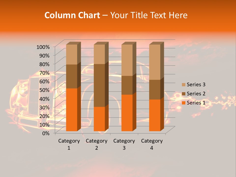 Illustration Concept Speedway PowerPoint Template