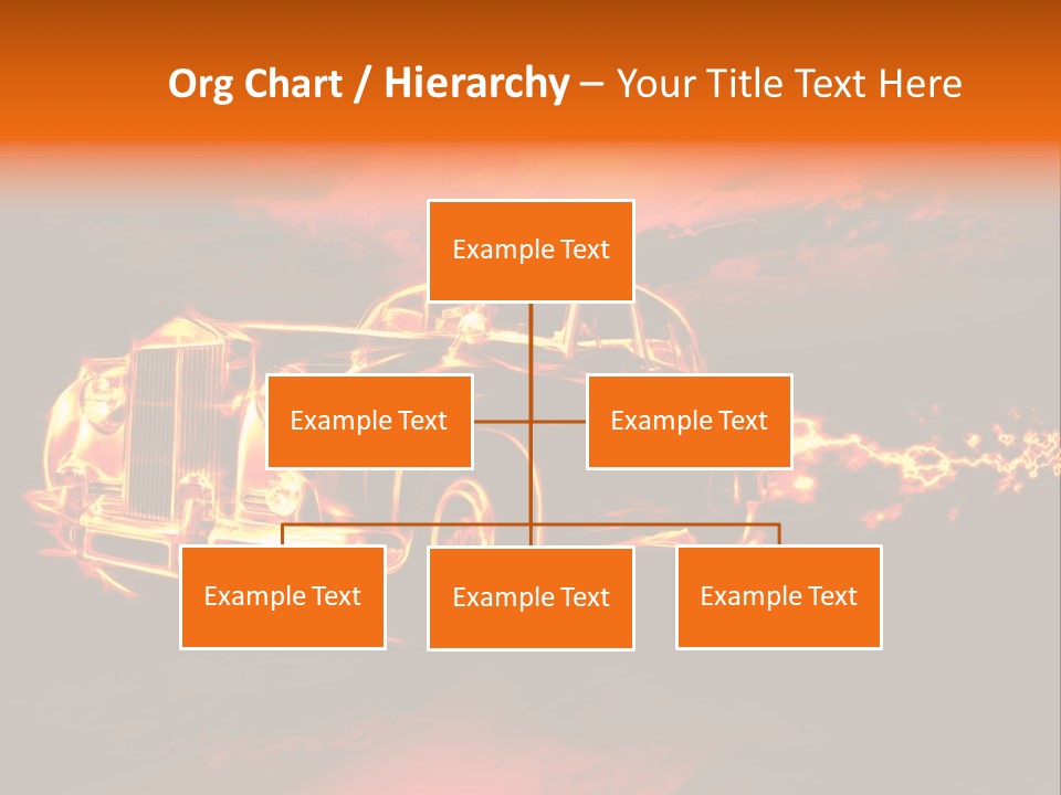 Illustration Concept Speedway PowerPoint Template
