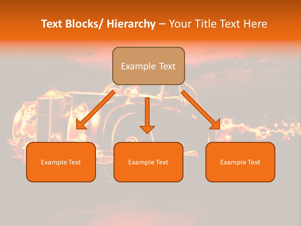 Illustration Concept Speedway PowerPoint Template
