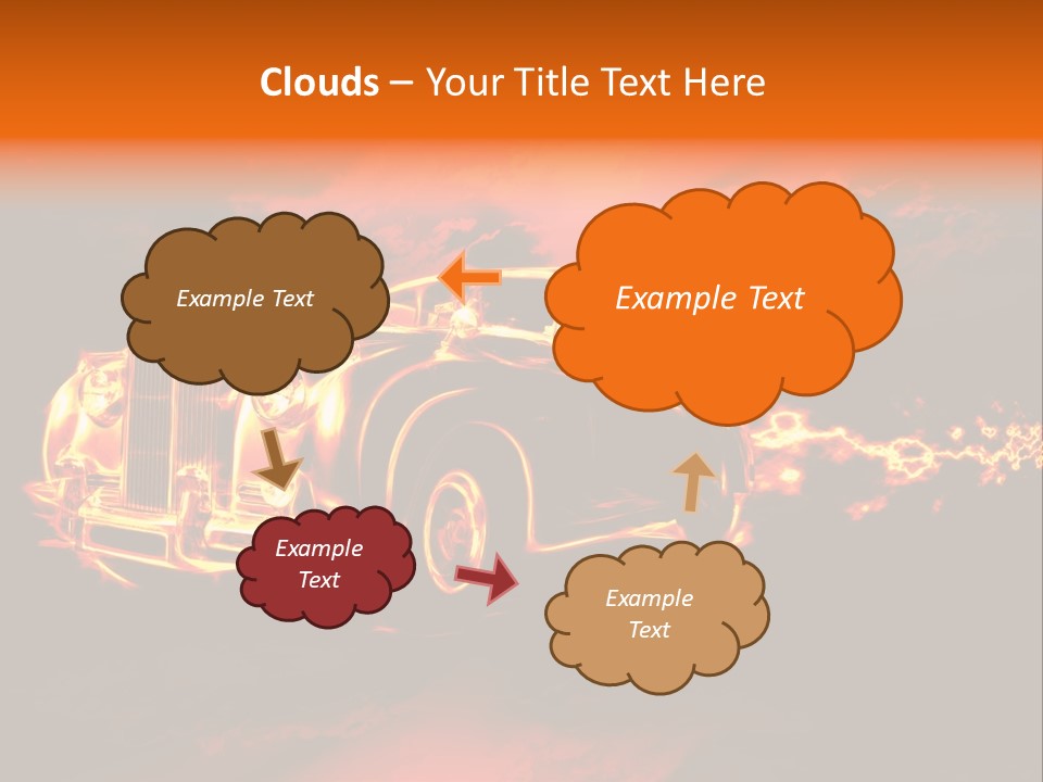 Illustration Concept Speedway PowerPoint Template