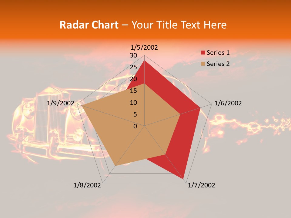 Illustration Concept Speedway PowerPoint Template