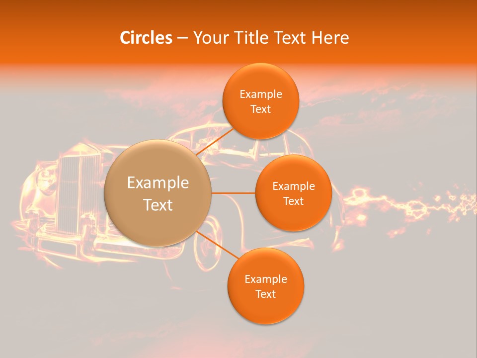 Illustration Concept Speedway PowerPoint Template