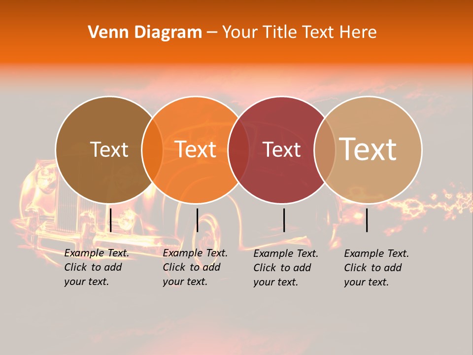 Illustration Concept Speedway PowerPoint Template