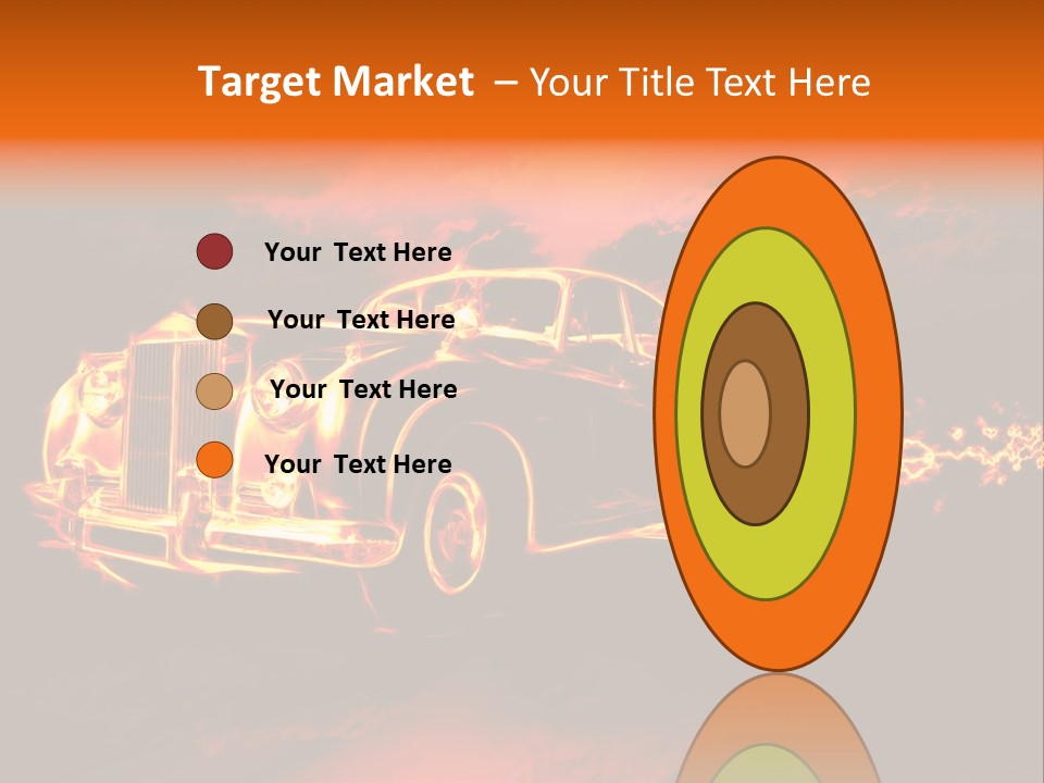 Illustration Concept Speedway PowerPoint Template