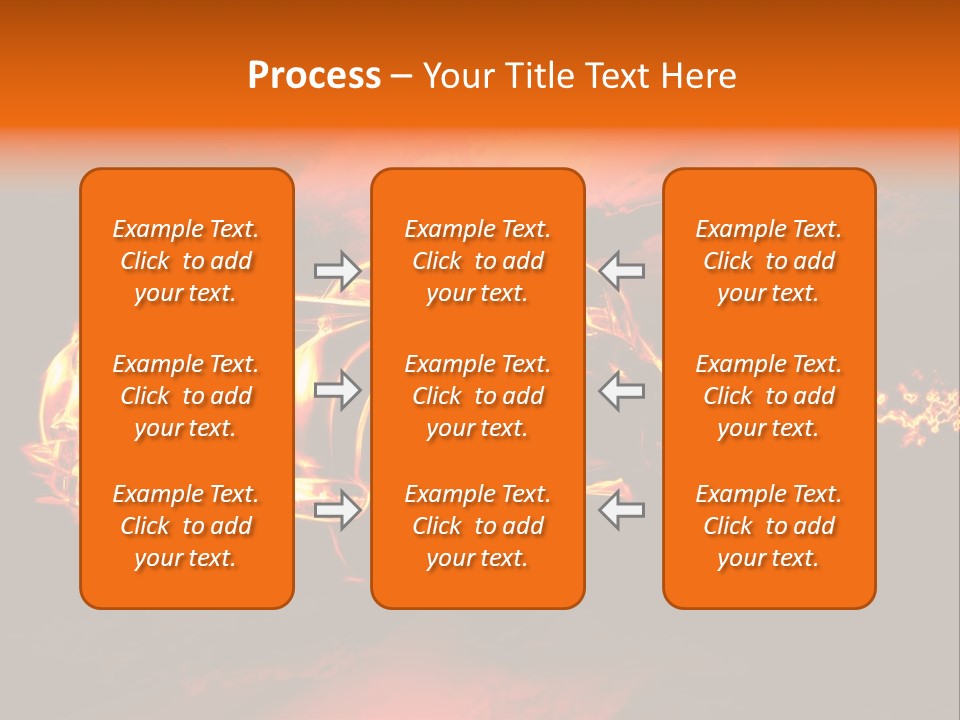 Illustration Concept Speedway PowerPoint Template