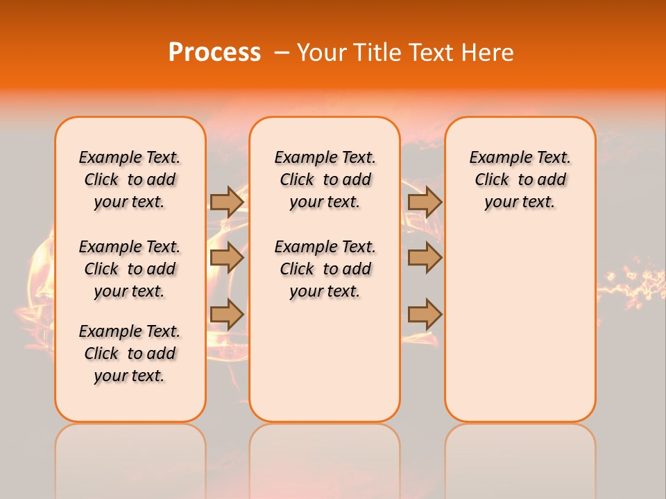 Illustration Concept Speedway PowerPoint Template