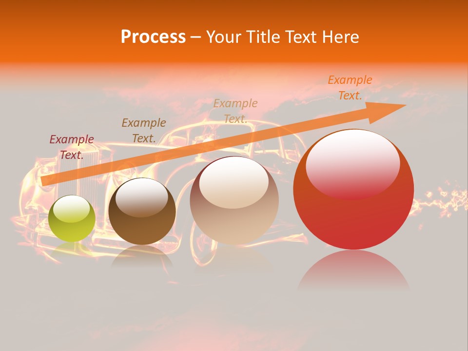 Illustration Concept Speedway PowerPoint Template