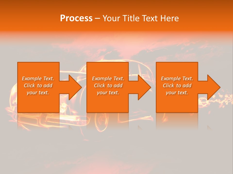 Illustration Concept Speedway PowerPoint Template