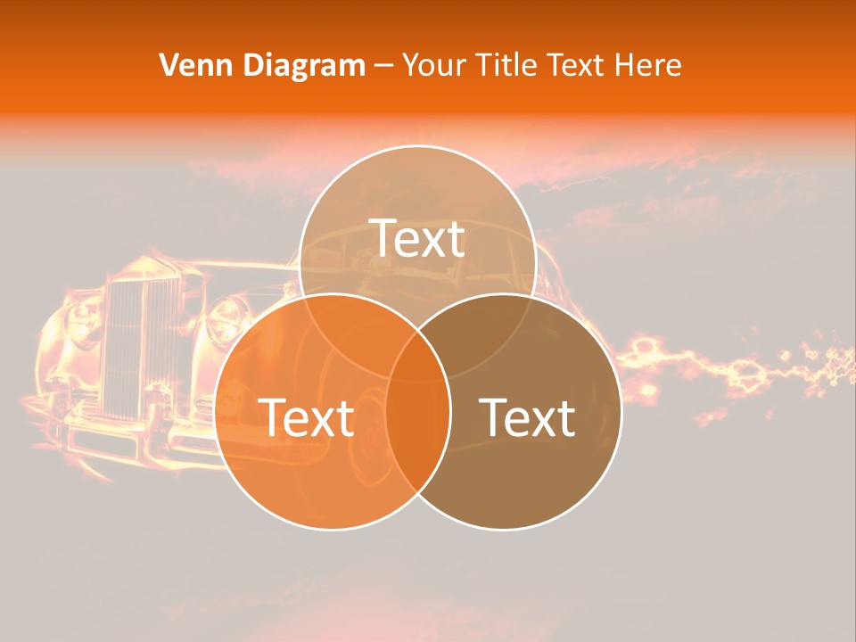 Illustration Concept Speedway PowerPoint Template