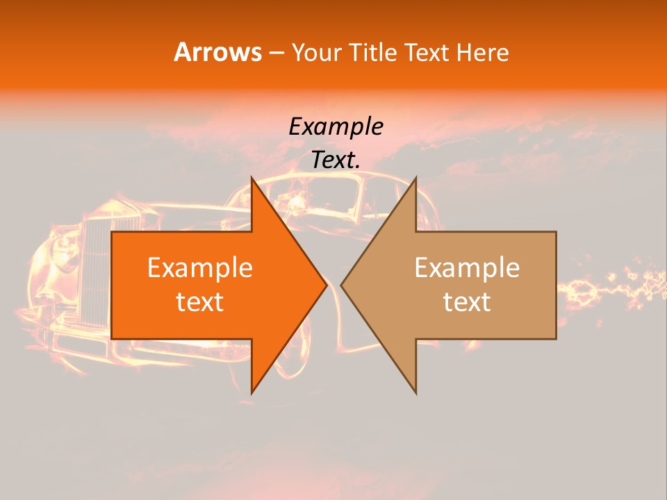 Illustration Concept Speedway PowerPoint Template