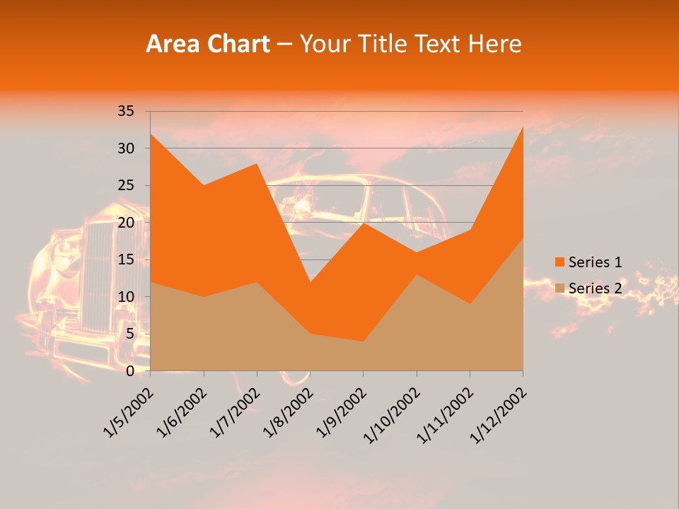 Illustration Concept Speedway PowerPoint Template