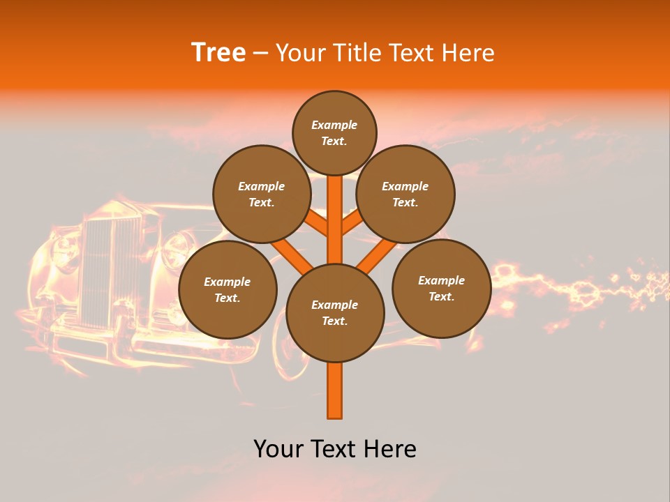 Illustration Concept Speedway PowerPoint Template