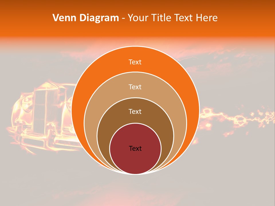 Illustration Concept Speedway PowerPoint Template