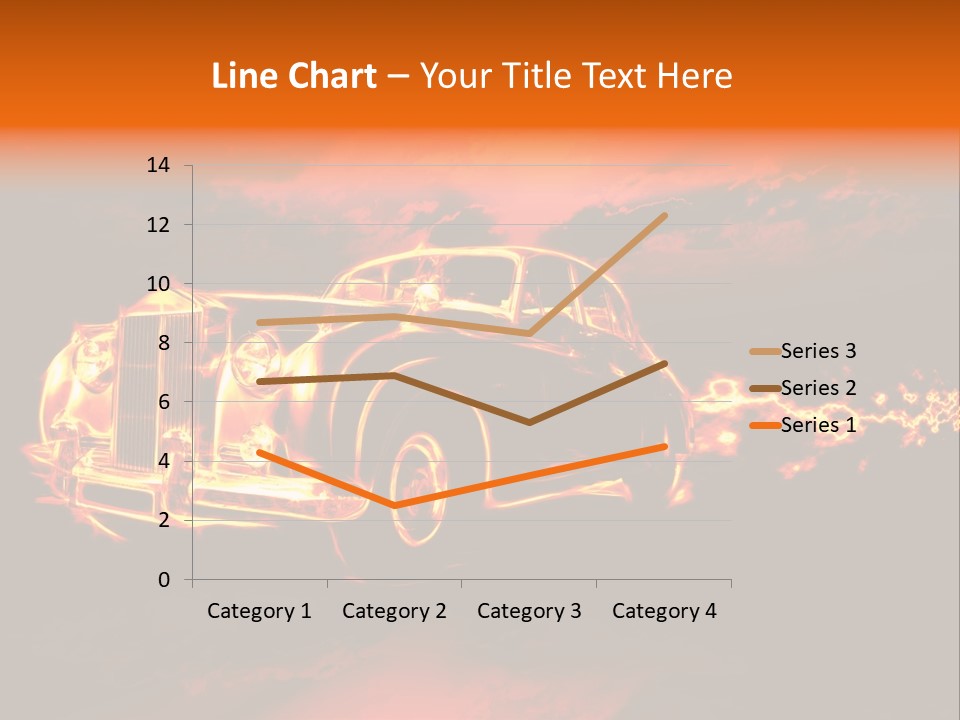 Illustration Concept Speedway PowerPoint Template