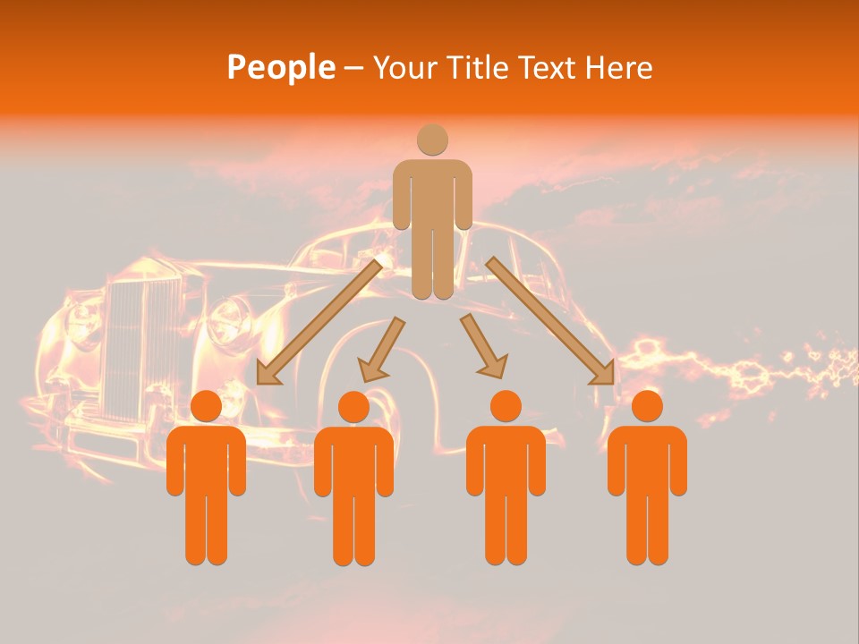 Illustration Concept Speedway PowerPoint Template