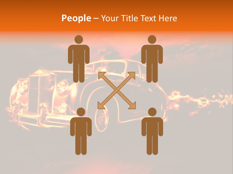 Illustration Concept Speedway PowerPoint Template