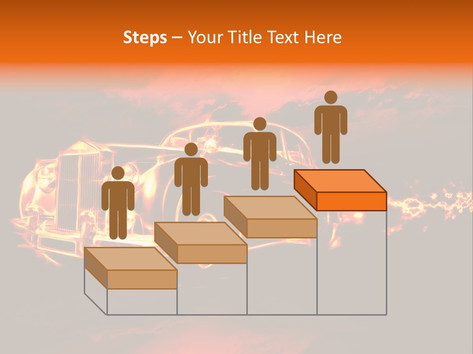 Illustration Concept Speedway PowerPoint Template