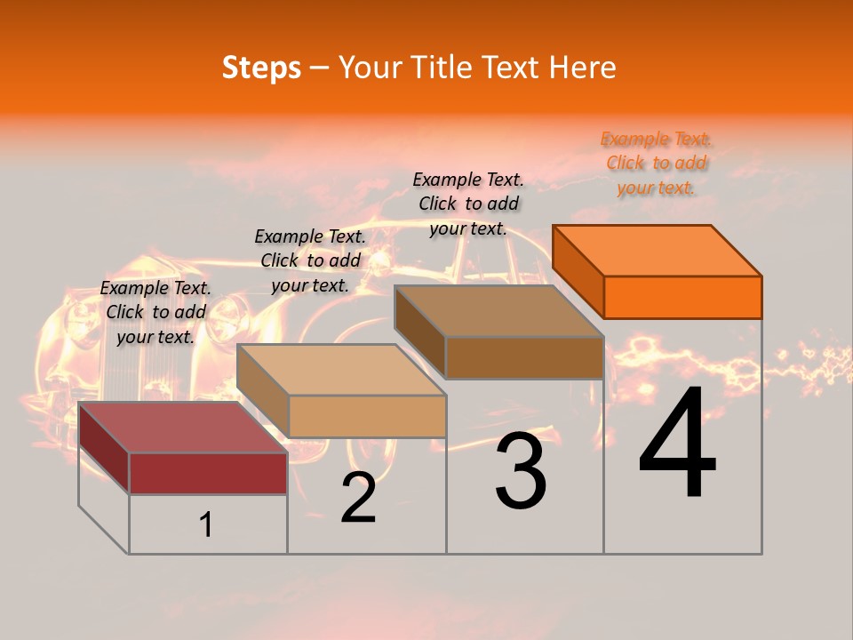 Illustration Concept Speedway PowerPoint Template