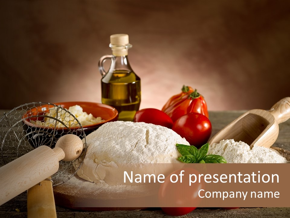 Pizza Italian Pin PowerPoint Template