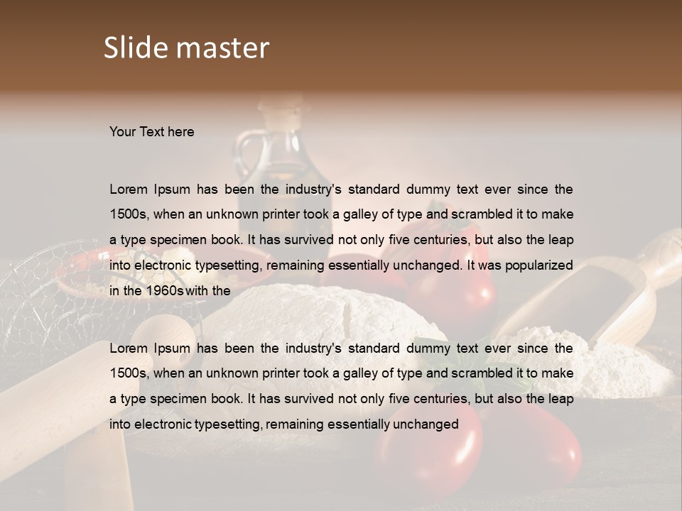 Pizza Italian Pin PowerPoint Template