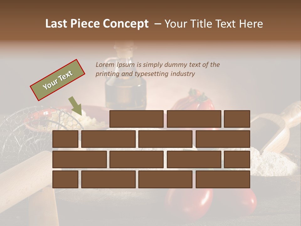 Pizza Italian Pin PowerPoint Template