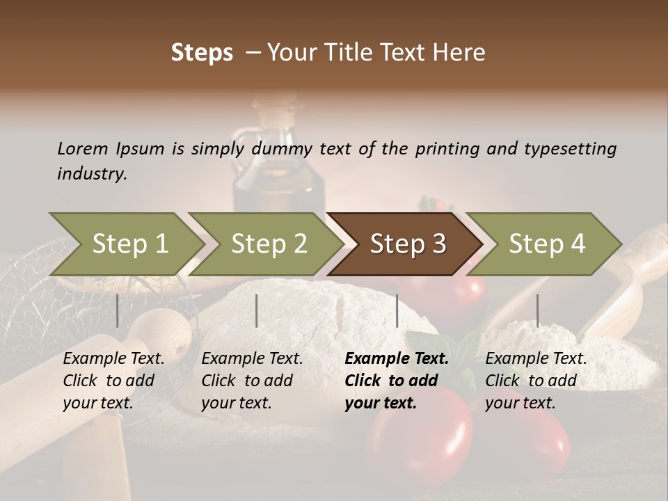 Pizza Italian Pin PowerPoint Template