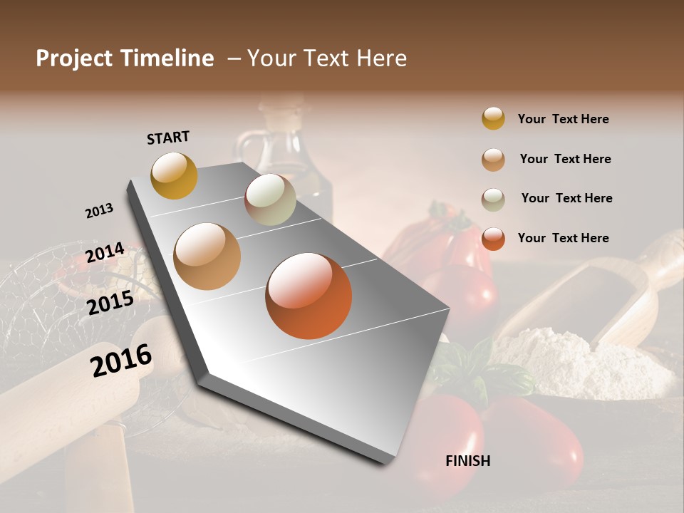 Pizza Italian Pin PowerPoint Template