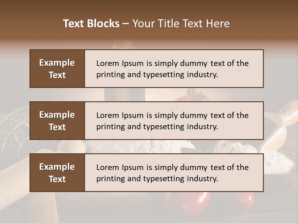 Pizza Italian Pin PowerPoint Template