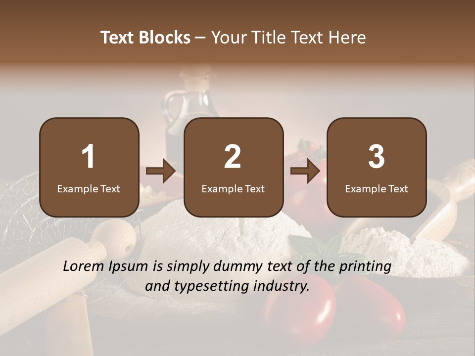 Pizza Italian Pin PowerPoint Template