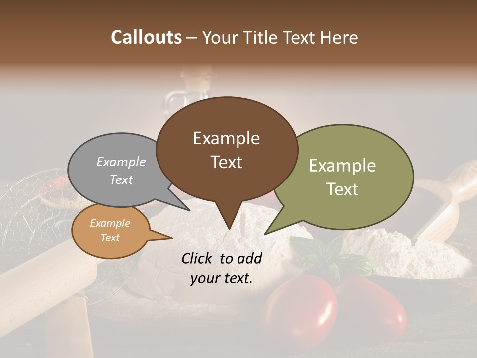 Pizza Italian Pin PowerPoint Template