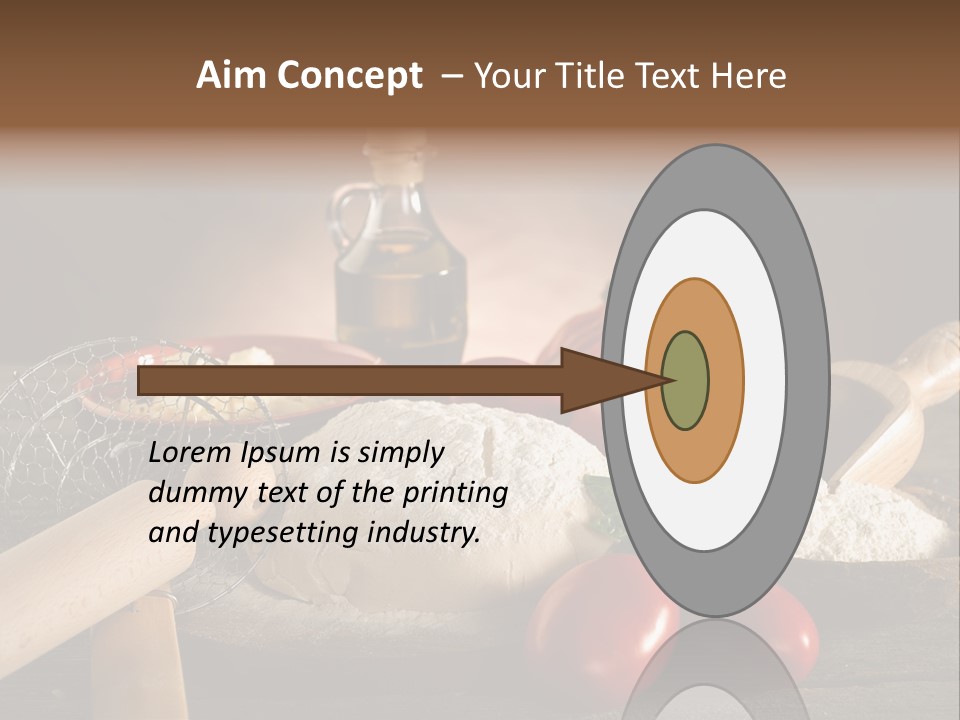 Pizza Italian Pin PowerPoint Template