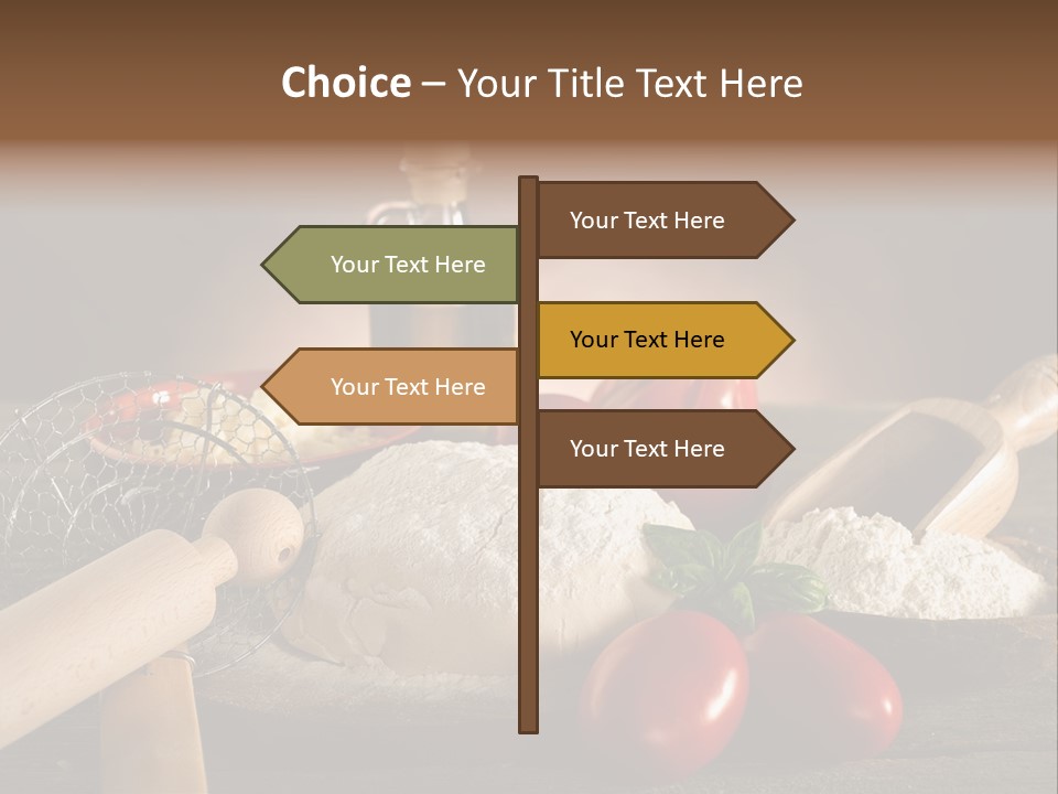 Pizza Italian Pin PowerPoint Template