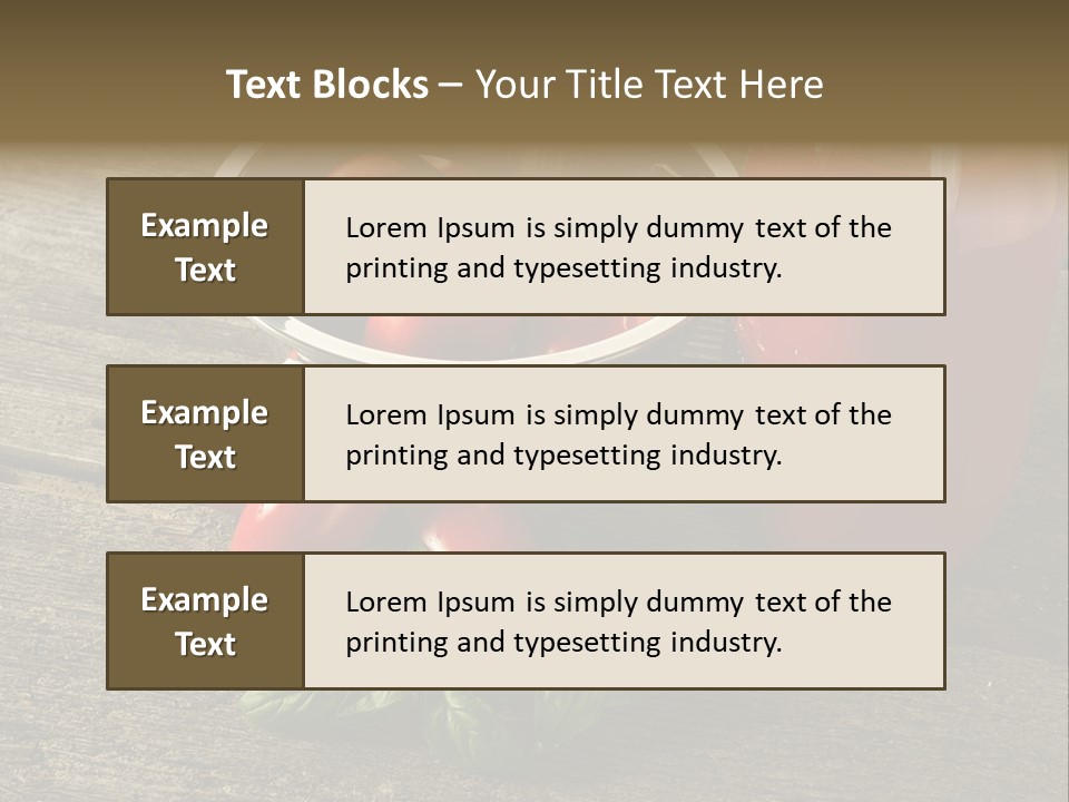 Garden Food Summer PowerPoint Template