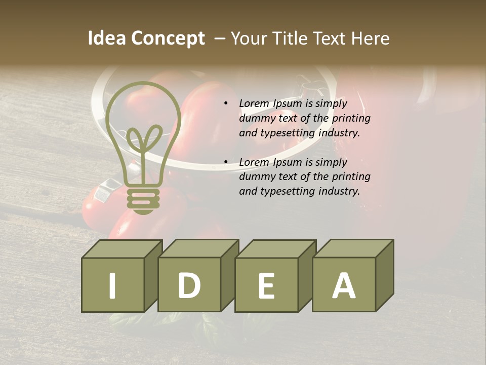 Garden Food Summer PowerPoint Template